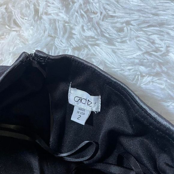 Y2K Silver one shoulder metallic dress with sequins Lace and ruffles size s - Picture 6 of 8